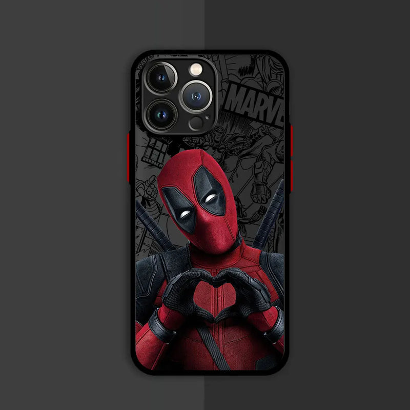 Capa Protetora do Deadpool para iPhone – Transparência e Segurança Absoluta