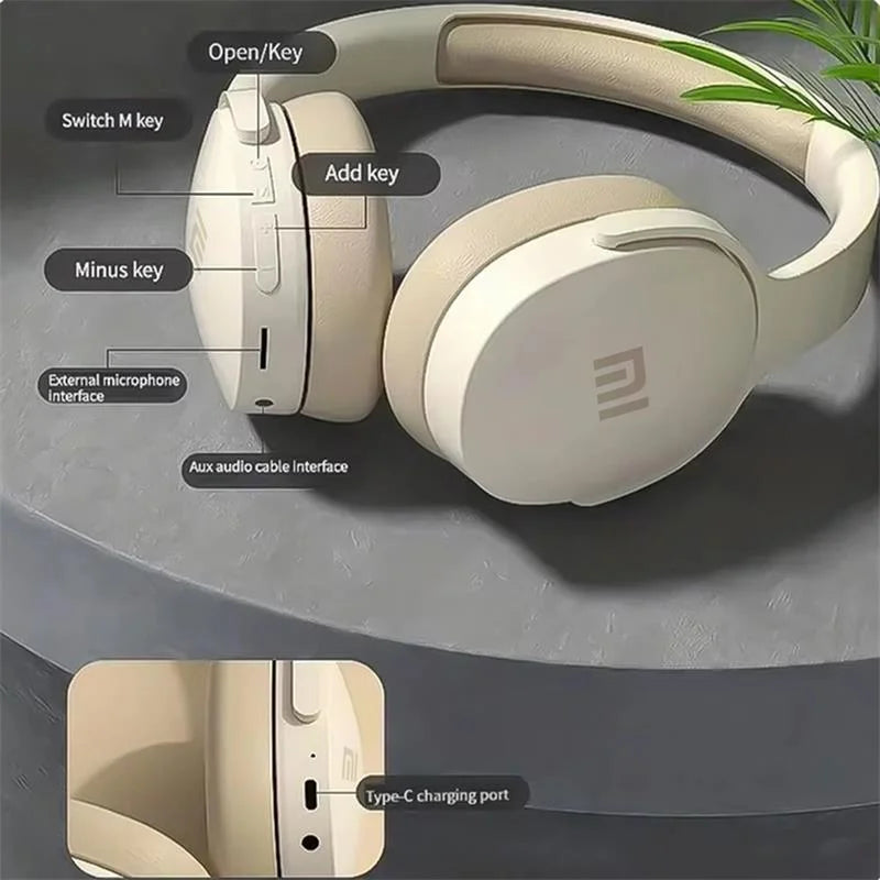 Xiaomi-P2961 Fones de ouvido sem fio, Bluetooth 5.3, fone de ouvido portátil para Samsung e iPhone.