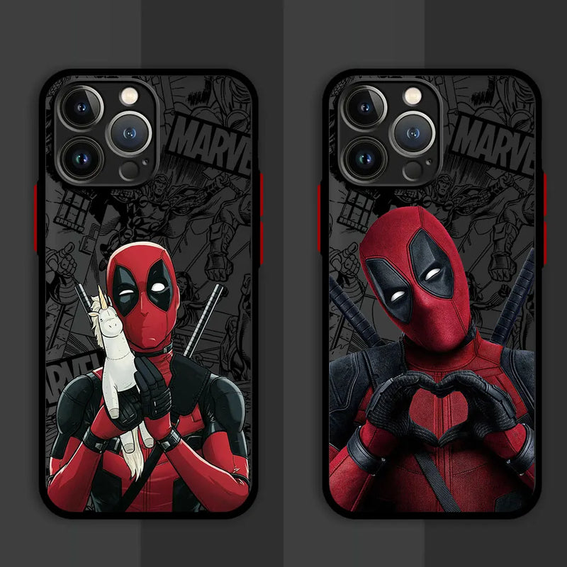 Capa Protetora do Deadpool para iPhone – Transparência e Segurança Absoluta