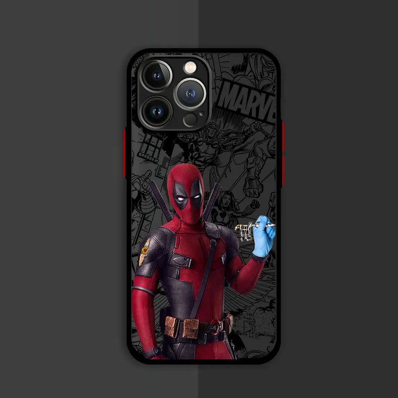 Capa Protetora do Deadpool para iPhone – Transparência e Segurança Absoluta